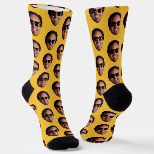 Lustiges Personalisiertes Gesichtsfoto Socken