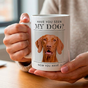 Lustiges personalisiertes Hunde-Foto Kaffeetasse