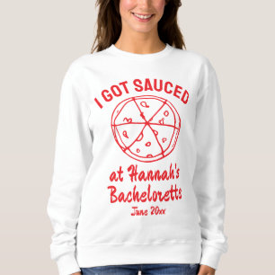 Lustiges personalisiertes Junggesellinnenabschied- Sweatshirt