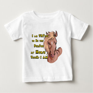 Lustiges Pferd Baby T-shirt