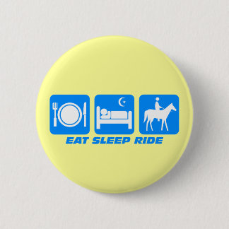 Lustiges Pferd Button