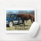 Lustiges Pferd des Pferd"300 " Mousepad (Mit Mouse)