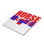 Lustiges Pferd Fliese (Seite)