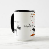 Lustiges Pferd haftete in einer Tasse (Vorderseite Links)