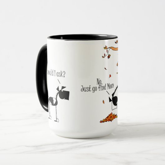 Lustiges Pferd haftete in einer Tasse (Vorderseite Links)