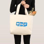 Lustiges Pferd Jumbo Stoffbeutel (Vorderseite (Produkt))