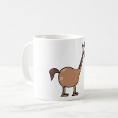 Lustiges Pferd Kaffeetasse (Vorderseite Links)