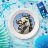 lustiges Pferd Pappteller (Party)