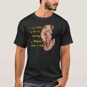 Lustiges Pferd T-Shirt