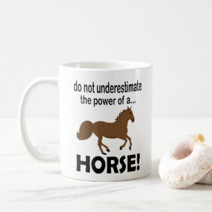 Lustiges Pferd Tier Kaffeetasse