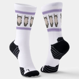 Lustiges Pferd Whimsical Reitsport Pferdeliebhaber Socken
