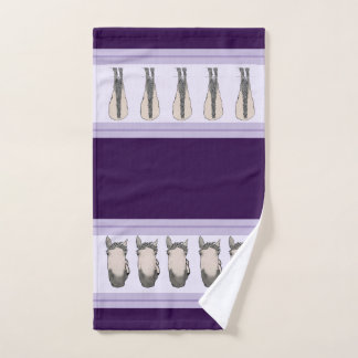 Lustiges Pferdeliebhaber-Dekor-Geschenk Heads and Handtuch