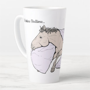 Lustiges Pferdeliebhaber-Geschenk Weide Schlafensz Milchtasse