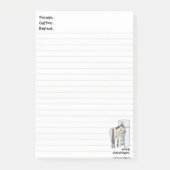 Lustiges Pferdeliebhaber-Geschenk Whimsical Frosti Post-it Klebezettel (Vorderseite)