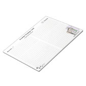 Lustiges Pferdeliebhaber-Geschenk Whimsical Frosty Notizblock (angewinkelt)