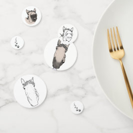 Lustiges Pferdeliebhaber-Geschenk Whimsical House  Konfetti