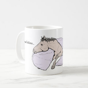 Lustiges Pferdeliebhaber-Geschenk Whimsical Weide Kaffeetasse
