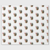 Lustiges Pferdweihnachten Geschenkpapier (Flach)