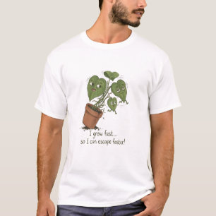 Lustiges Pflanzen-Escape-T-Shirt T-Shirt