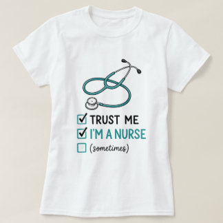 Lustiges Pflege-Checkliste T-Shirt | Hübsches RN H