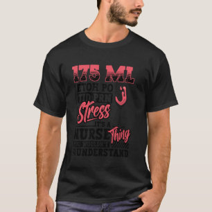 Lustiges Pflegegeschenk Etoh Poh Tid Prn Stress Es T-Shirt
