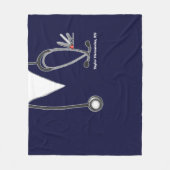 Lustiges Pflegegeschenk - Fleece-Decke Fleecedecke (Vorderseite)
