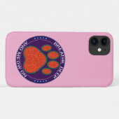 lustiges Pfoten-Design Case-Mate iPhone Hülle (Rückseite (Horizontal))
