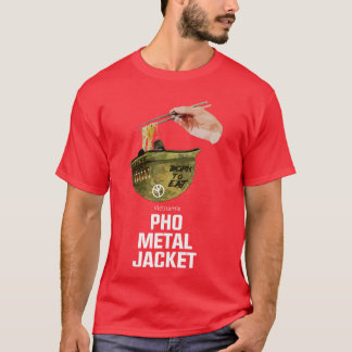 Lustiges Pho Vietnams Pho Metal Jacke Gamer-Gesche T-Shirt