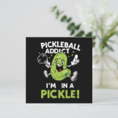 Lustiges-Pickleball (Stehend Vorderseite)