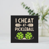 Lustiges Pickleball (Stehend Vorderseite)
