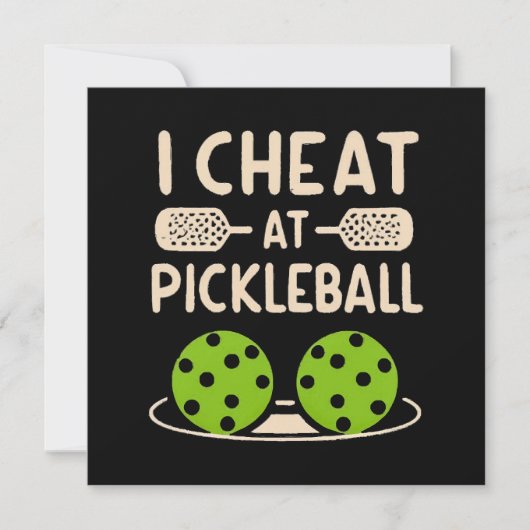 Lustiges Pickleball (Vorderseite)
