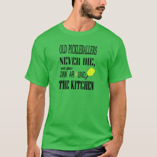 Lustiges Pickleball altes Pickleballers die nie T-Shirt