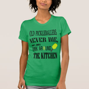 Lustiges Pickleball altes Pickleballers die nie T-Shirt
