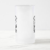 Lustiges Pickleball altes Picklers die nie Mattglas Bierglas (Mittel)