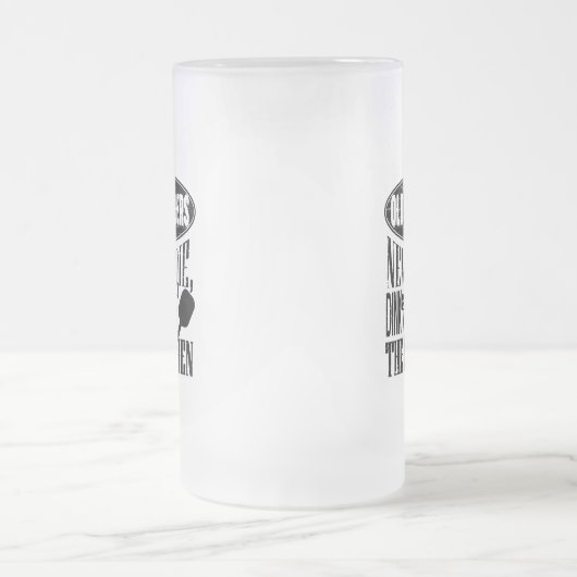 Lustiges Pickleball altes Picklers die nie Mattglas Bierglas (Mittel)