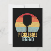 Lustiges Pickleball Ankündigung (Vorderseite)