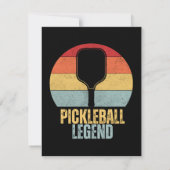 Lustiges Pickleball Ankündigung (Rückseite)