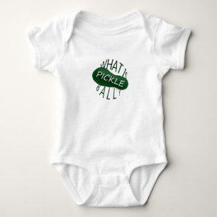 Lustiges Pickleball Baby Strampler