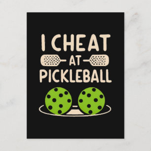 Lustiges Pickleball Begleitkarte