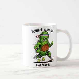 Lustiges Pickleball bringt Leute dazu, böse Wörter Kaffeetasse