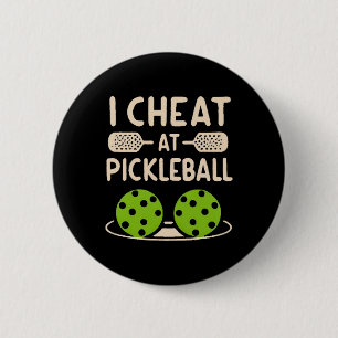 Lustiges Pickleball Button