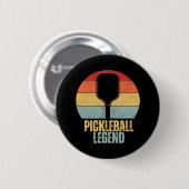 Lustiges Pickleball Button (Vorne & Hinten)