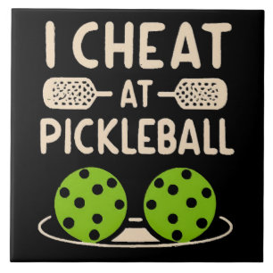 Lustiges Pickleball Fliese