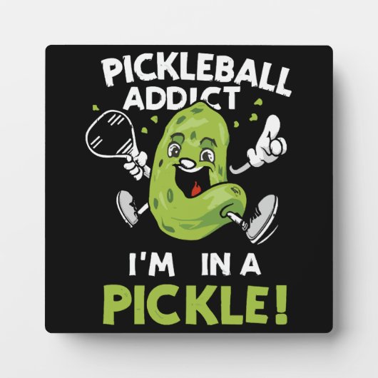Lustiges-Pickleball Fotoplatte (Vorderseite)