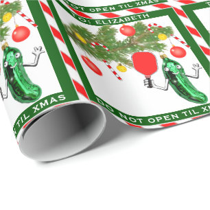 Lustiges Pickleball-Geschenk Geschenkpapier