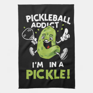 Lustiges-Pickleball Geschirrtuch