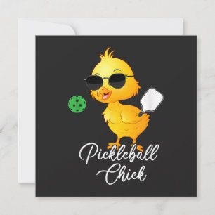 Lustiges Pickleball-Huhn Pickleball