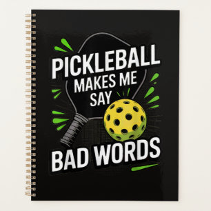 Lustiges Pickleball lässt mich Schimpfwörter sagen Planer
