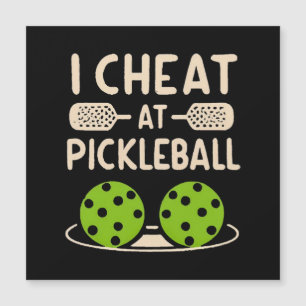 Lustiges Pickleball Magnetkarte