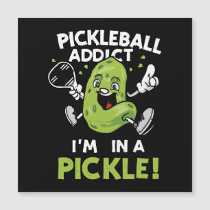Lustiges-Pickleball Magnetkarte